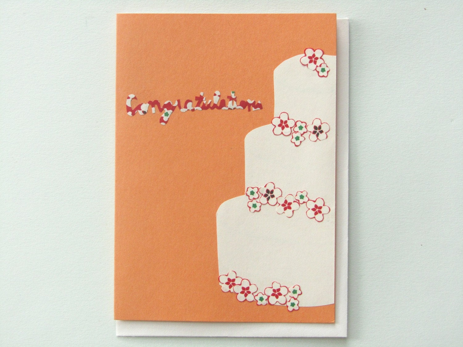 Wedding Cake collage card