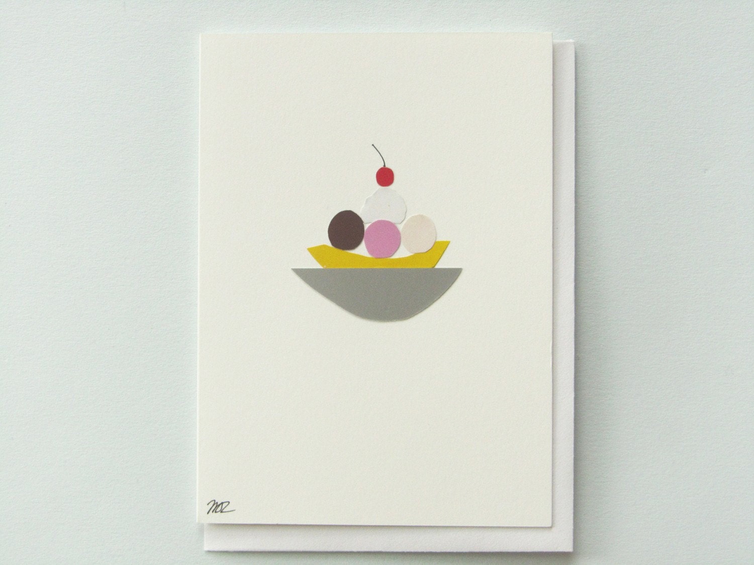 Eat dessert first--collage card