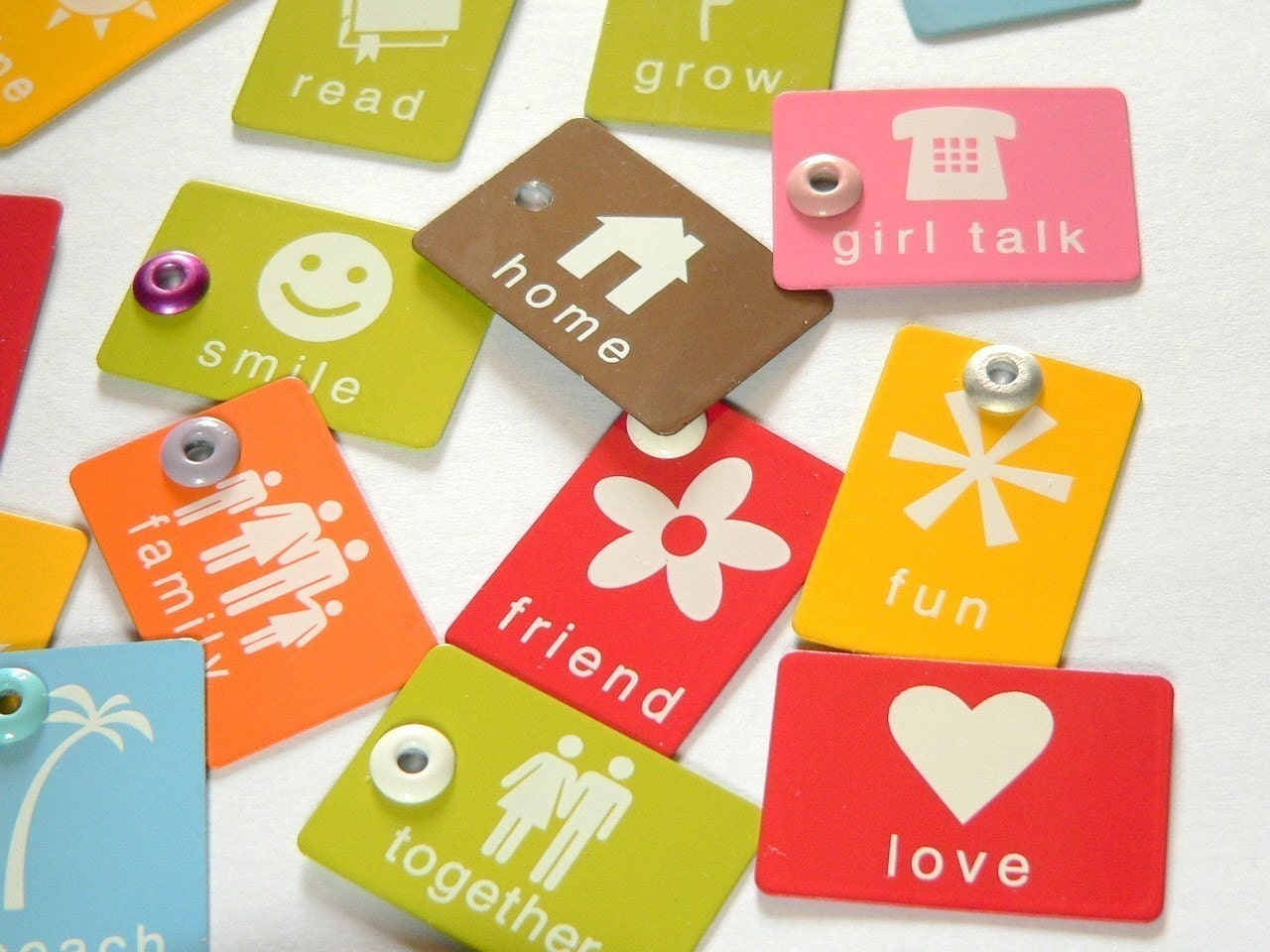Custom ID Tag Metal Pendant,- Dog Tag Style Jewelry- with Metal Storage Tin