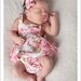 Baby Pattern PDF, Ruffled Baby Romper, Bubble Romper Pattern - newborn - 24 months