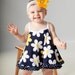 Baby Dress Sewing Pattern - Ruffled Baby Dress - infant to 24 months PDF