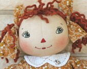 Lil' Honey Raggedy Annie Cloth Doll Pattern PDF