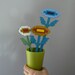 pseuderanthemum incendia (fire flower) - bouquet of three