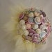 Alices Tea Party Wedding Bridal Button Bouquet and Boutonniere