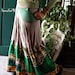 Dashiki Green Sands Harvest High Waist/Skirt/Dress w/pockets