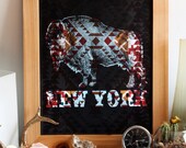 One-of-a-Kind Buffalo, New York Test Print  No. 01 - 16 x 20 Poster - Hand Silkscreen Printed - Hero Design Studio
