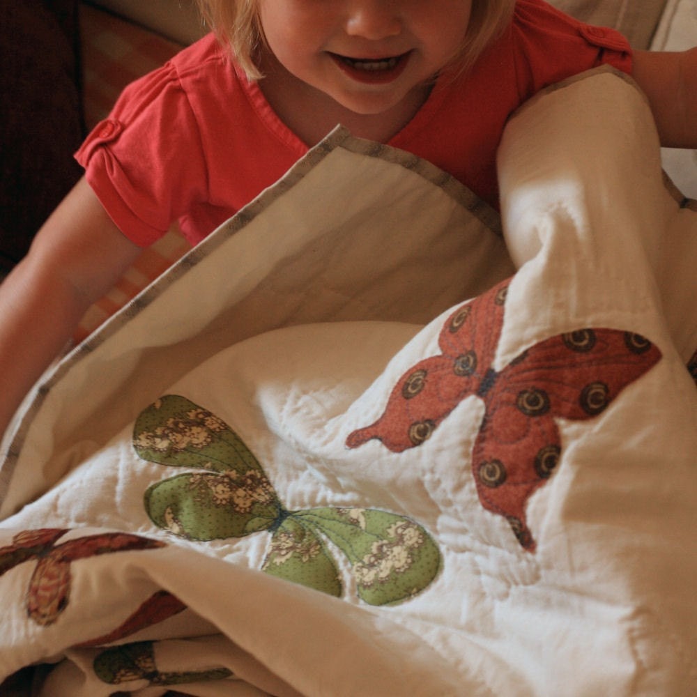 Miss Butterfly Applique Quilt pattern
