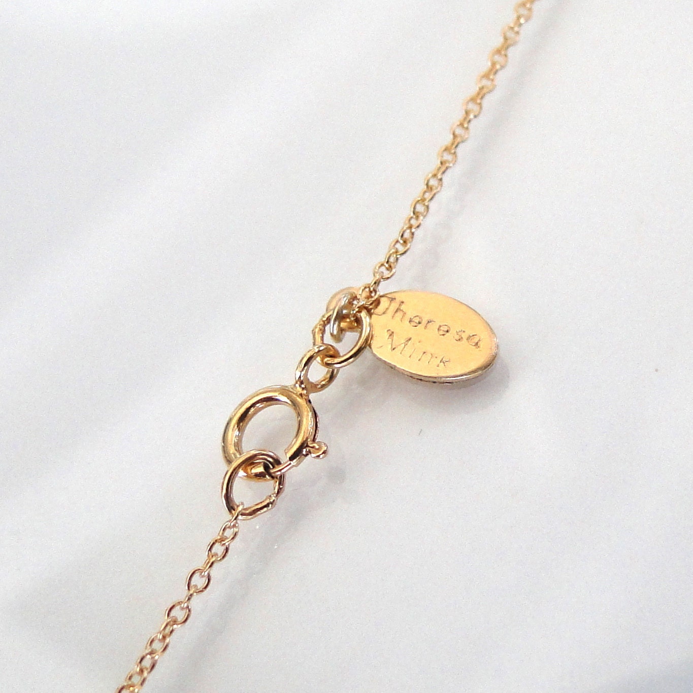 Sideways Cross Necklace, Off Center, 14K Gold Filled, Long, Sleek, And Hammered