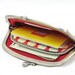 2 Section Frame Purse Pouch - Amy Butler Coral Star Paisley - SALE