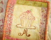 Rose Cupcake Hand Embroidery Pattern PDF Instant Digital Download