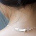 customize your fortune - 16" sterling silver fortune cookie necklace with fortune message at clasp