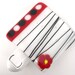 Fused Glass Night Light - Little Red Daisy