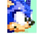 Sonic the Hedgehog 3D Mosaic (Print)