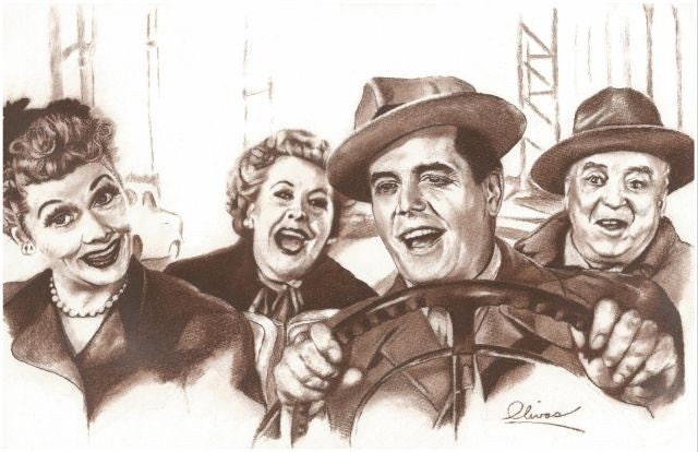 Lucille Ball (Lucy)  11 x 17 print of original