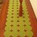 circle felt table runner (11x40)