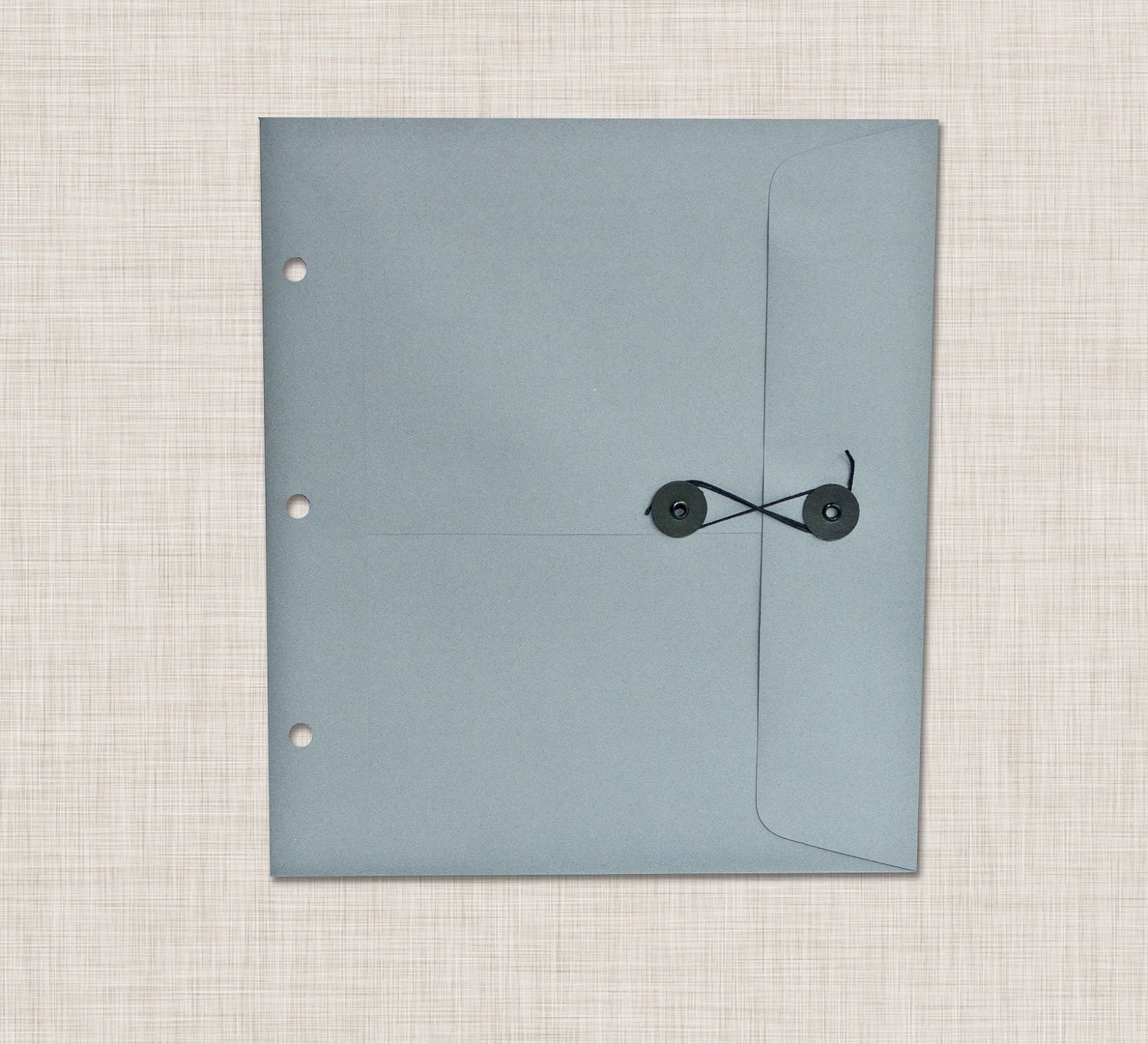 Envelope with Button and String Closure for (Baby Book and Photo Album)
