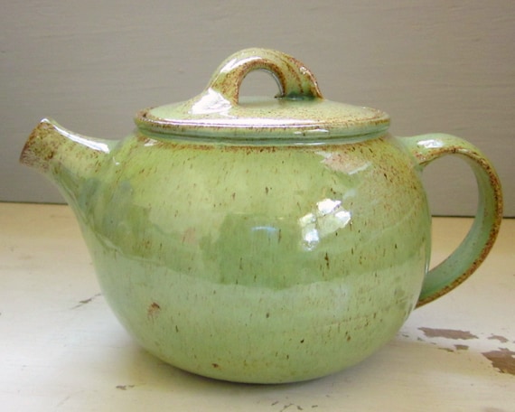 spring green teapot - Made to Order