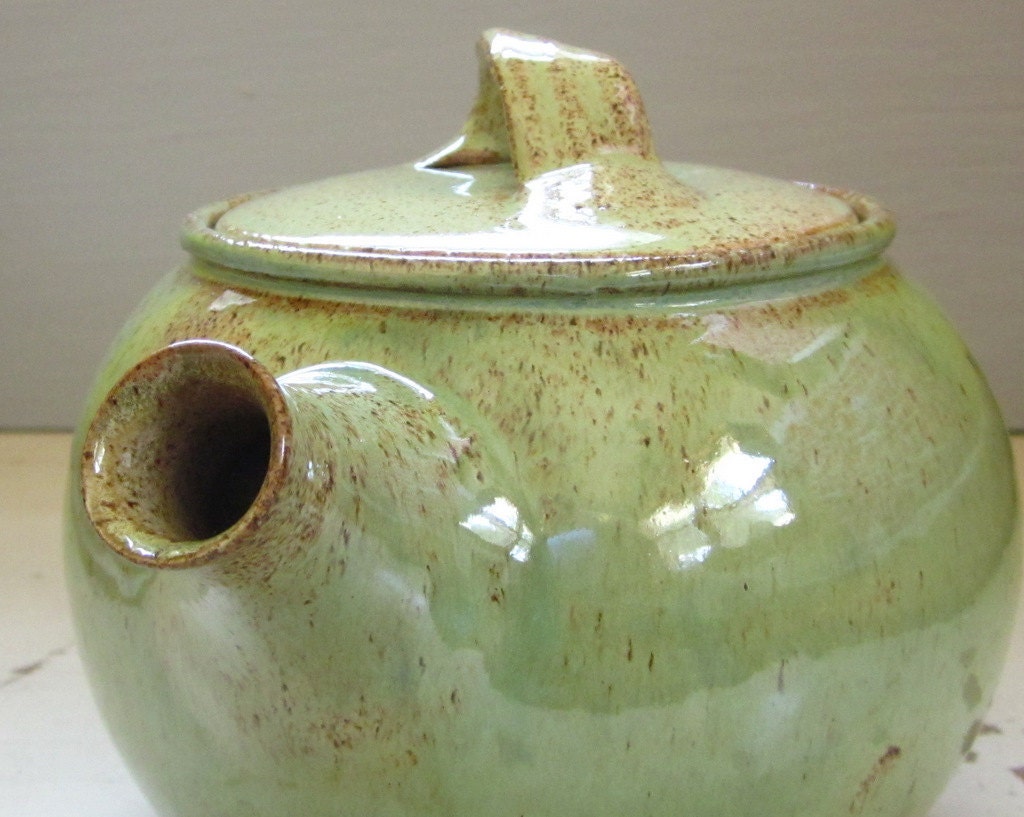 spring green teapot - Made to Order