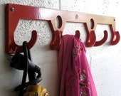 Reserved for Robin- 2 Wauli Coat Rack Six place red-PC