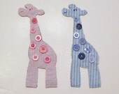 Giraffe Applique, Giraffe Scrapbooking Embellishment, Fabric Giraffe, Baby Giraffe, Giraffe Embellishment, Scrapbook Giraffe