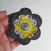 Fabric Flower Applique, Scrapbooking Embellishment, Flower Appliques, Scrapbook Flowers, Flower embellishments, Fabric Flowers
