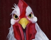 RU Lookin at Me - Angry Rooster - XL MAGNET
