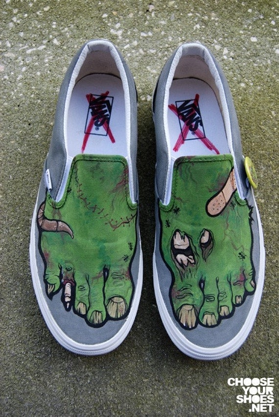 Zombie Shoes (hand-painted)