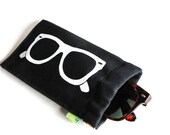 Classic Frames ) Squeeze Eyeglass Case Slash Sunglass Case