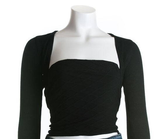Black Shrug  Sweater Bolero