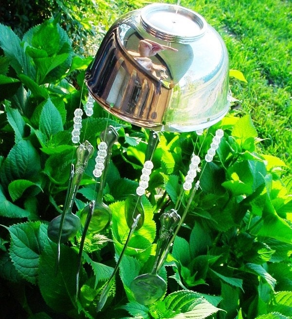 Ice Crystal (Silverplate Spoon Wind Chime)