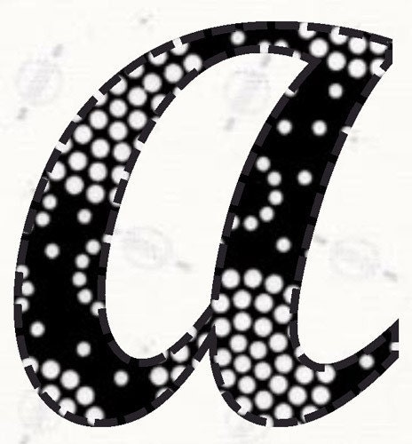 Printable Alphabet Letters: Script Font alphabet template