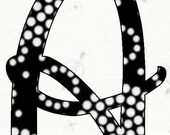 Printable alphabet letter stencil: Walt Disney  alphabet template  in pdf
