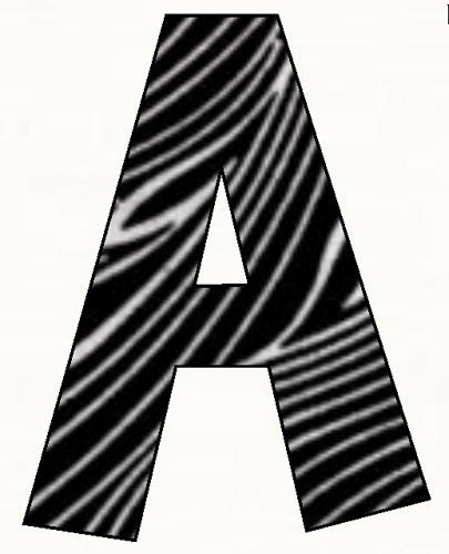 Printable Alphabet Letters: Brady Bunch alphabet template.