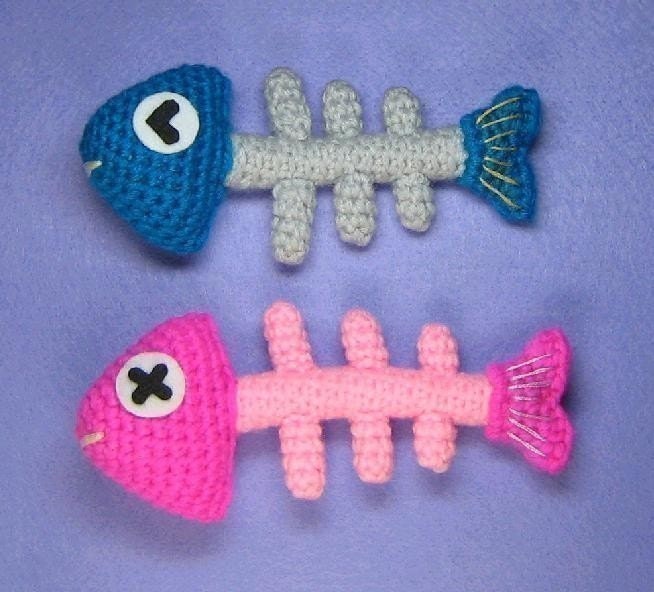 Fish Bone Crochet Pattern - PDF