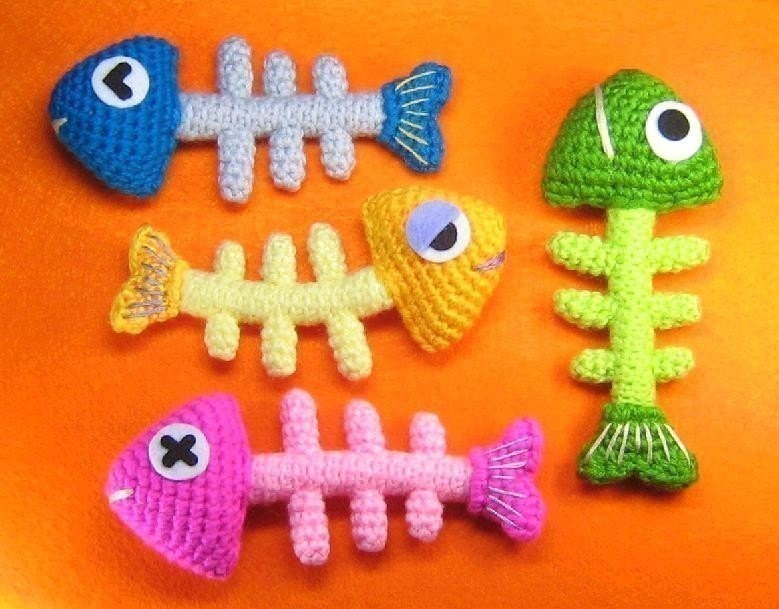 Fish Bone Crochet Pattern - PDF