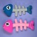 Fish Bone Crochet Pattern - PDF