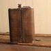 RESERVED for rbstewart111  - Element Flask - Leather in Antique Black