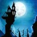 Witch Sisters and a Blue Moon - Halloween Dark Spooky Wall Art