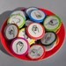 American Sign Language Alphabet Button Fridge Magnet Set
