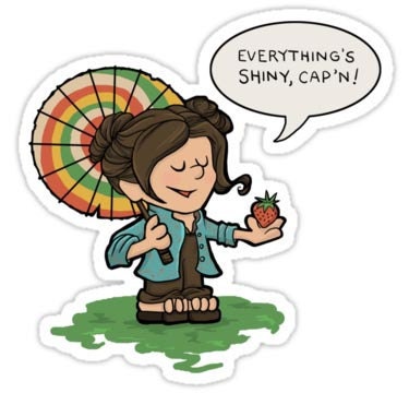 individual die cut Kaylee sticker