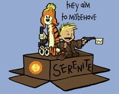 Malvin and Hobbes  print v2