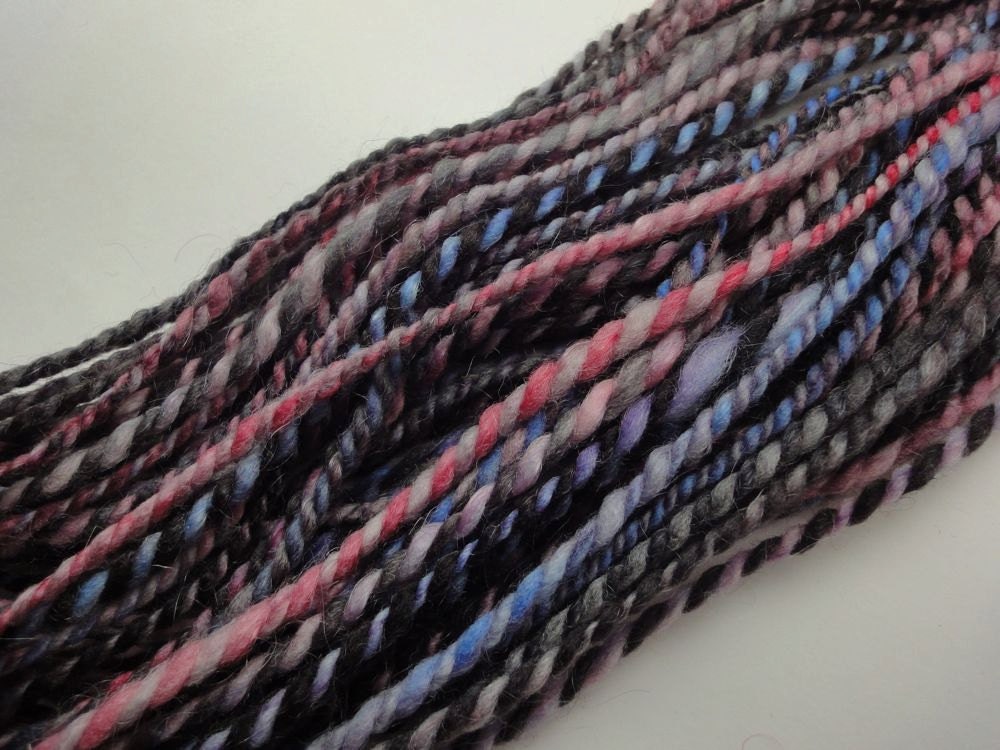 SALE - Handspun Yarn - Boo Berry