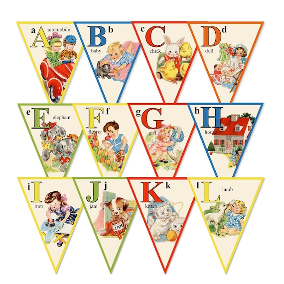 Alphabet Story Book Banner -