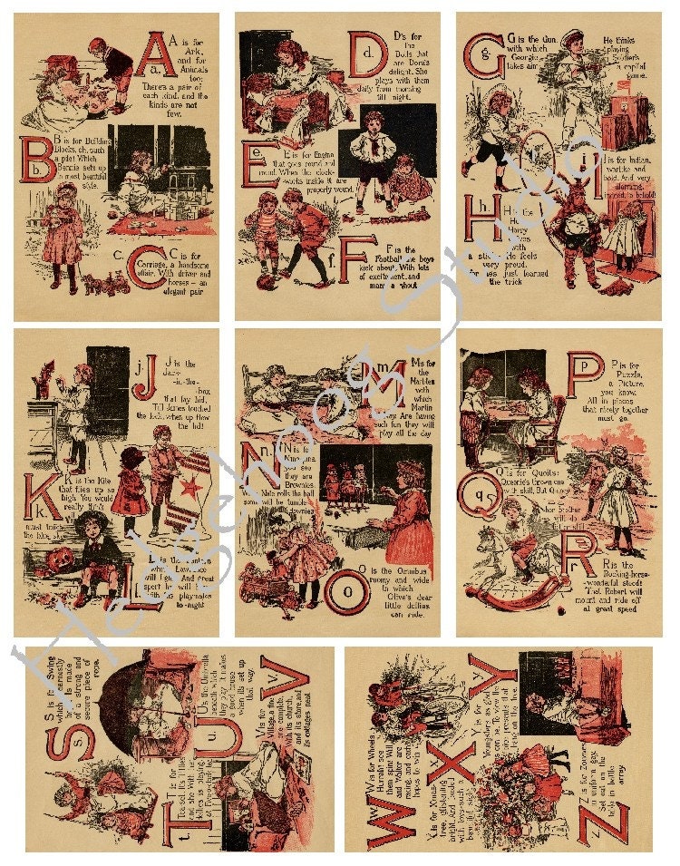 ABC Gift Tags - Printable