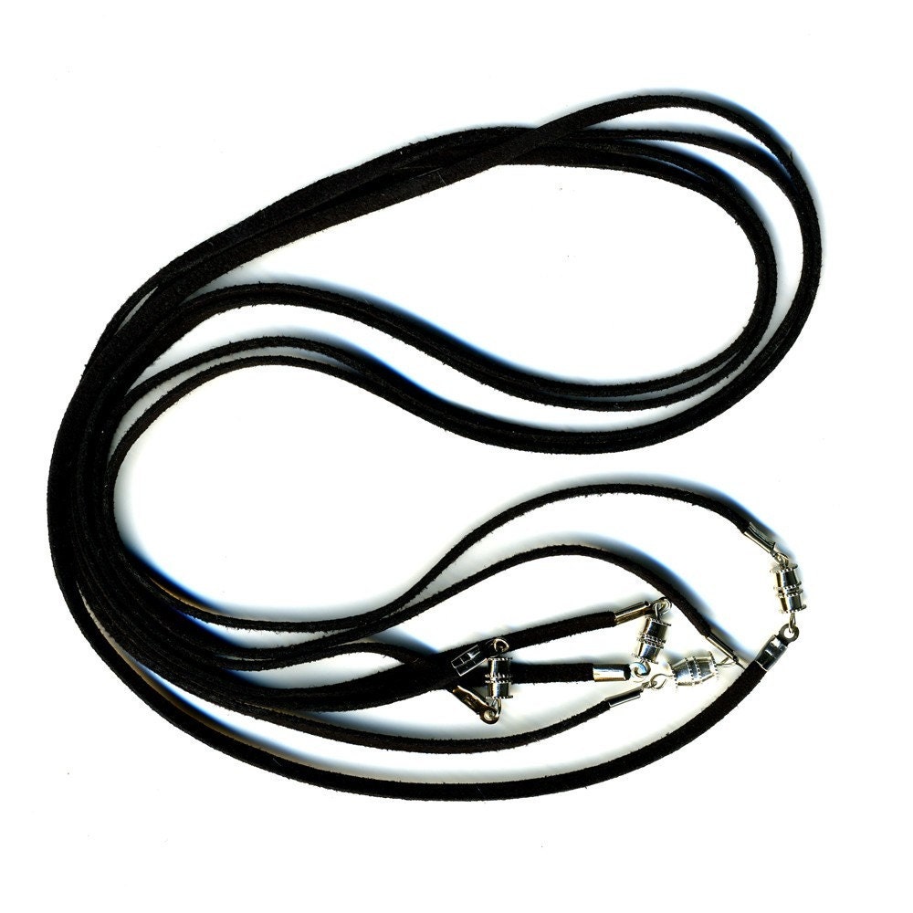 Black Cords with Clasp 4 Pack