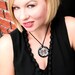 Science. You Don't have to Believe in it For it to be True Ceramic Necklace in Lavender and Blue