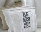 Reduce Reuse Recycle On Dryer Pillow Sheets SET of THREE Organic Lavender