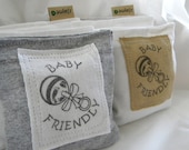 Organic Lavender Sachets for Baby Dryer Clothes Drawers Closets Camping Pillow Sheets Upcycled from tShirt Material SET of THREE