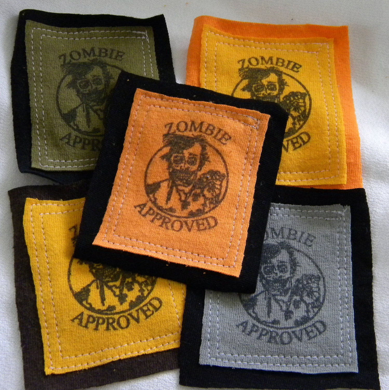 Zombie Approved PATCHes FIVE Pieces and Parts PATCH