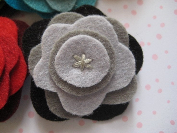 mini flower brooches - choose one